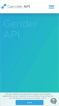 Mobile Screenshot of gender-api.com